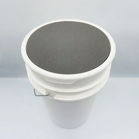 Cubo de taburete con tapa acolchada Béisbol Softbol Balde de almacenamiento de pelotas deportivas Esg21672